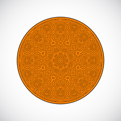 Circle ornament.