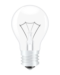 Light bulb. Vector illustration