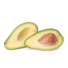 avocado isolated on white background