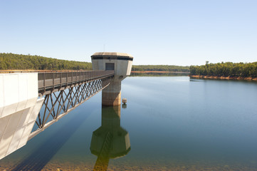 Water storage dam Australia