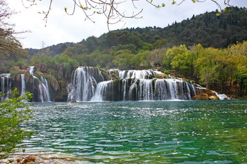 Waterfall on Krka river
