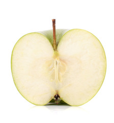 green apple half
