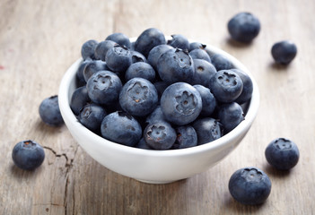 fresh blueberries