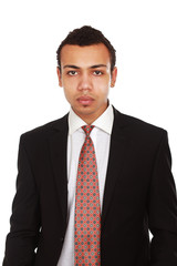 Closeup portrait of a successful businessman