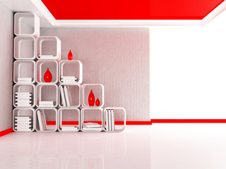 creative screen in the room