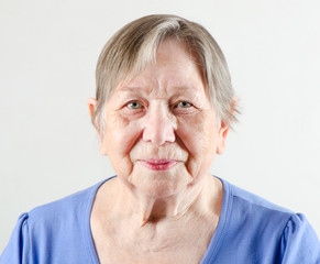 Senior woman's portrait