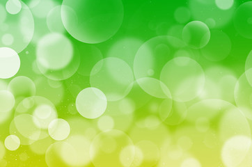 Green-Yellow Bubbles background Flarium, white bubbles