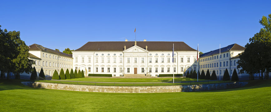 Panorama With Bellevue Palace In Berlin