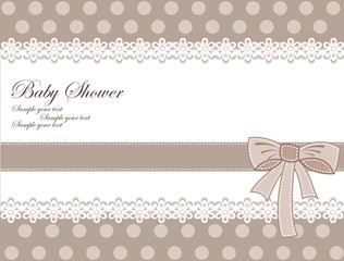 Baby shower card