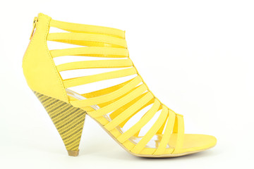summer yellow shoe