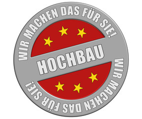 Schild graurot rund rt wmdfs HOCHBAU