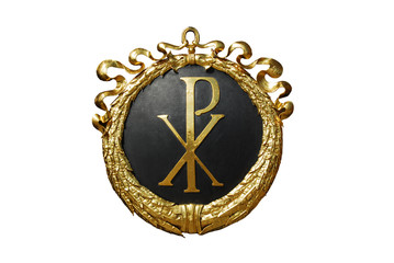 Verrgoldetes Monogramm PX