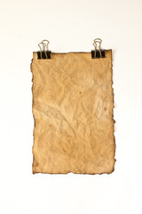 Clip with an old cotton