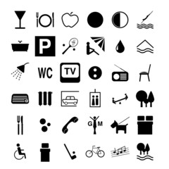 Hotel symbols