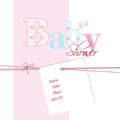 Baby shower invitation