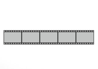 Top view of the film strip
