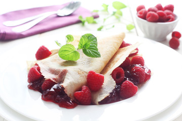 Raspberry Pancakes