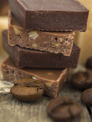 chocolate with ingredients