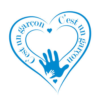 faire part de naissance : c'est un gar&ccedil;on