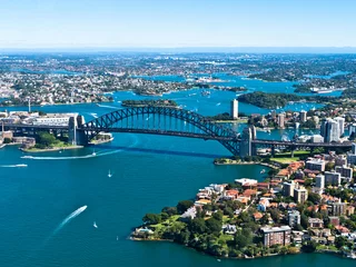 Foto op Plexiglas Sydney Harbour Bridge Havenbrug van Sydney