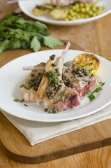Grilled lamb chops