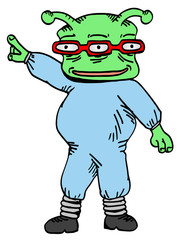 Funny alien