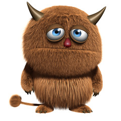cute furry alien
