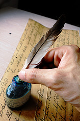 Tinta y pluma