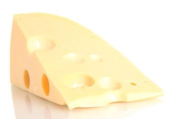 Сheese isolated on white