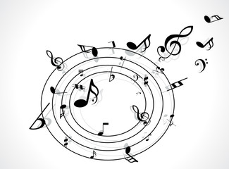 abstract musical background