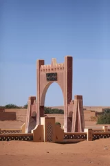 Deurstickers Burgen der Sahara © hecke71