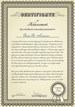 Certificate of success