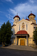Fototapeta na wymiar Orthodox church Peter and Paul Apostoles - Targu Jiu