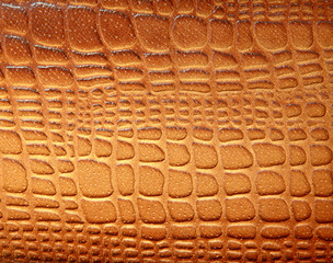 Texture cuir marron avec motifs