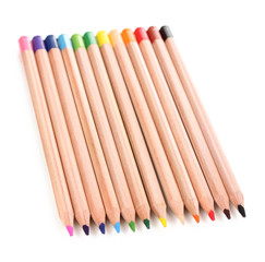 Fototapeta premium Color pencils isolated on white