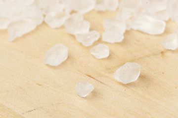 Fototapeta na wymiar Pure White Sea salt for cooking