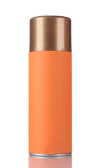 aerosol can isolated on white