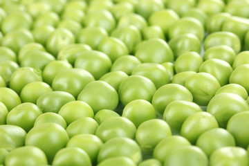 Green peas close-up