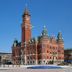 Fototapeta premium City Hall in Helsingborg, Sweden