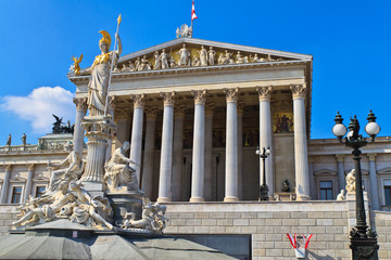 Fototapeta premium Vienna - Austrian Parliament Building