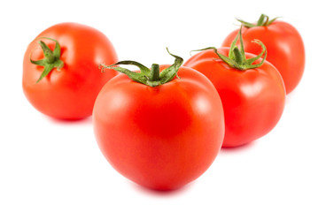 Four ripe tomatoes