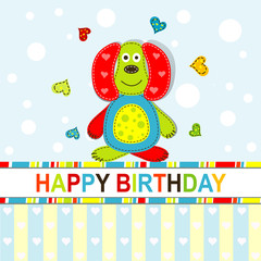 Template greeting card, vector