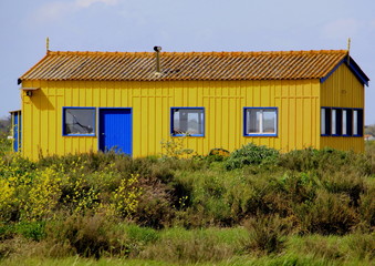 cabane ostéicole du port de la Baudissière.