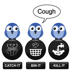 Flu prevention message