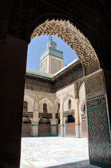 Madrasa in Fez, Morocco