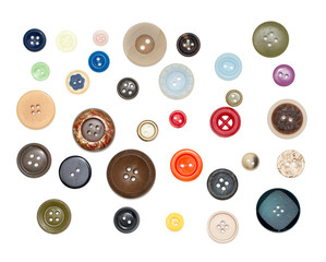 collection of various sewing buttons