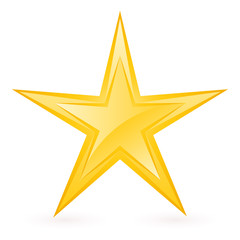 Fototapeta premium Shiny Gold Star