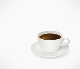 coffee cup isolated on white background
