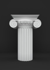 podium of the classical column capitals