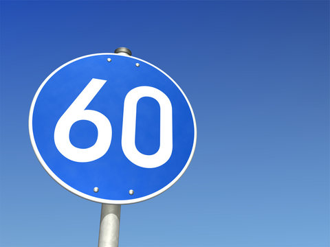 60 km/h Mindestgeschwindigkeit